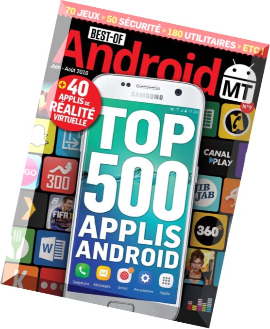 Best of Android Mobiles & Tablettes – Juin-Aout 2016