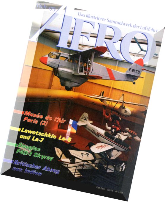 Aero Das Illustrierte Sammelwerk der Luftfahrt – N 175