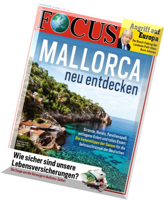 Focus Nachrichtenmagazin – N 21, 21 Mai 2016
