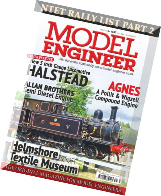 Model Engineer – 27 May 2016