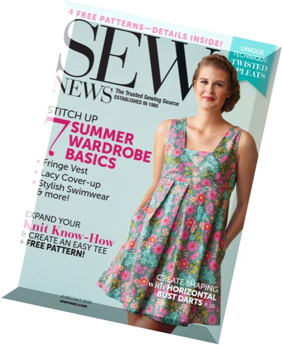 Sew News – June-July 2016