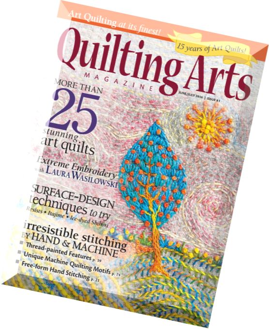 Quilting Arts – June-July 2016