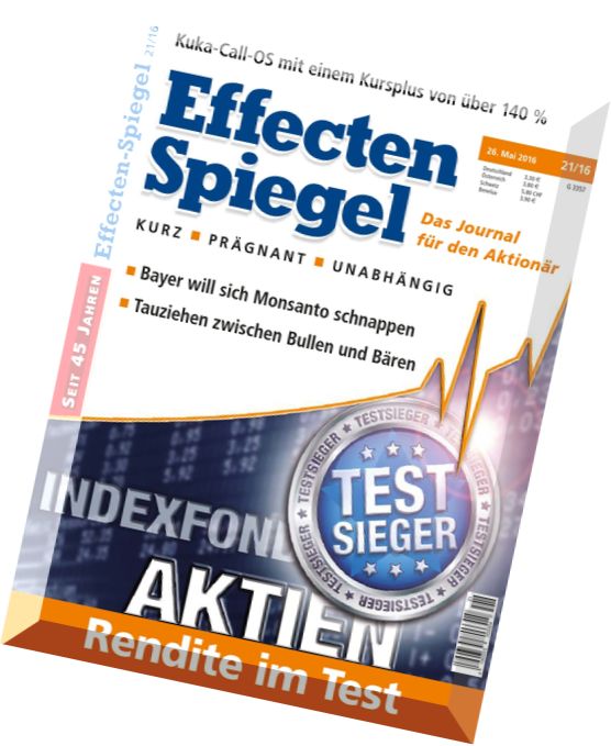 Effecten Spiegel – 26 Mai 2016