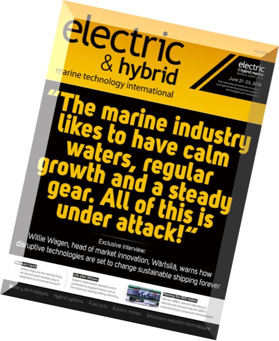 Electric & Hybrid Marine Technology International – April 2016