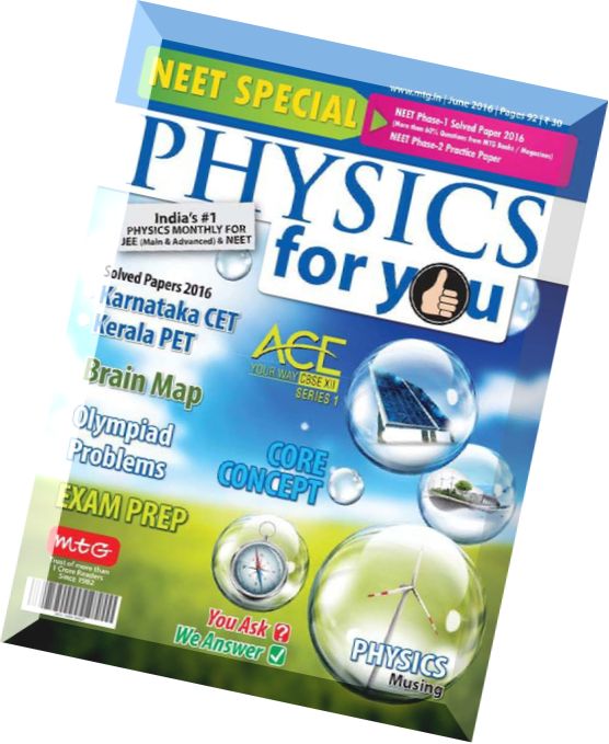 Physics For You – June 2016