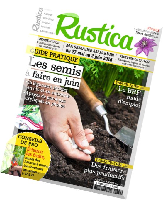 Rustica – 27 Mai au 2 Juin 2016