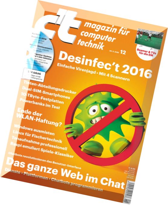 c’t Magazin – N 12, 28 Mai 2016