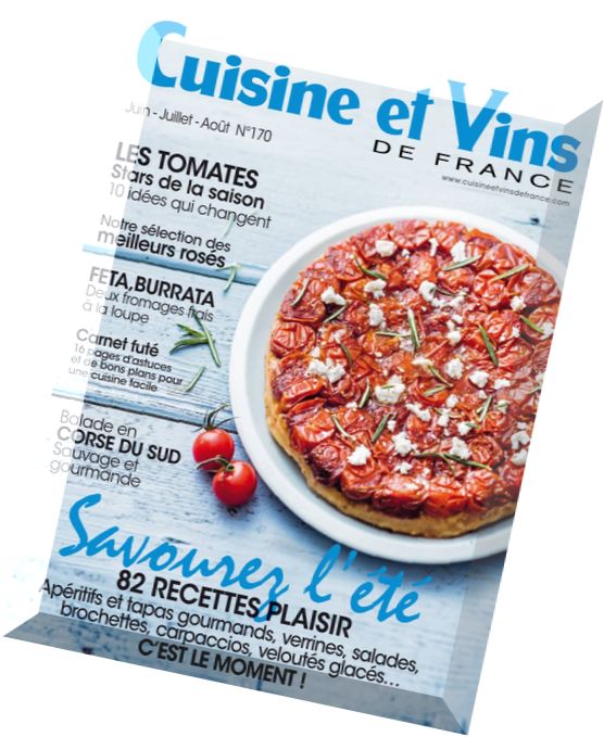 Cuisine et Vins de France – Juin-Aoiut 2016