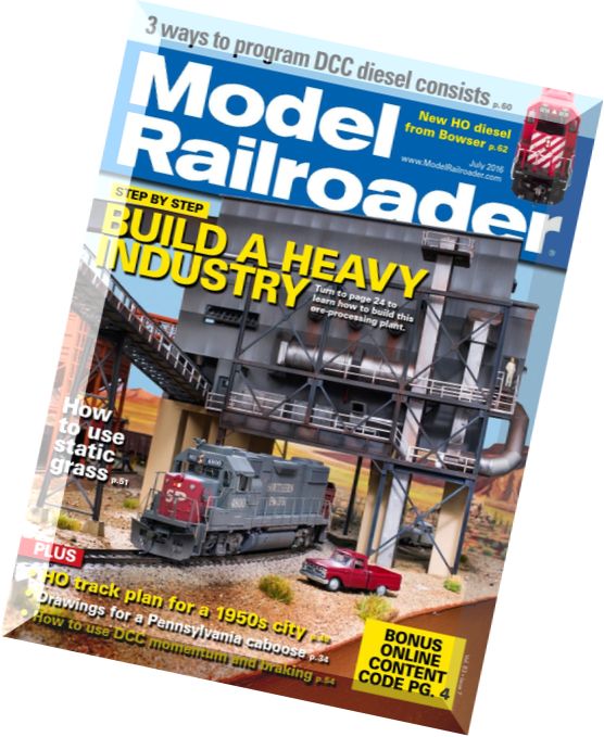 Model Railroader – July 2016