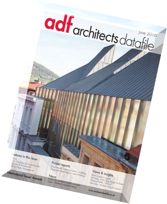 Architects Datafile (ADF) – June 2016
