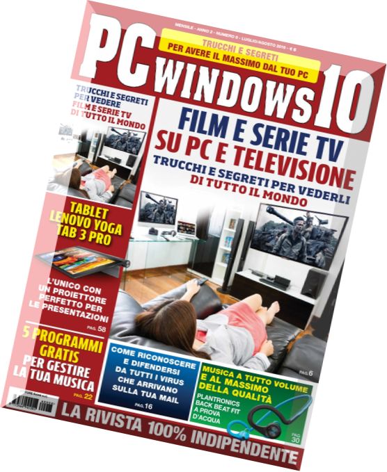 PC Windows 10 – Luglio-Agosto 2016