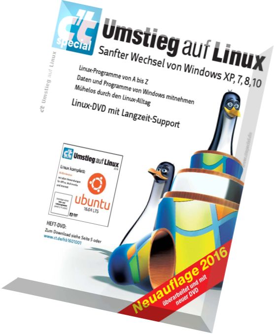 c’t special Umstieg auf Linux – 2016