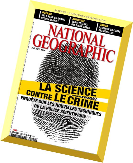National Geographic France – Juillet 2016