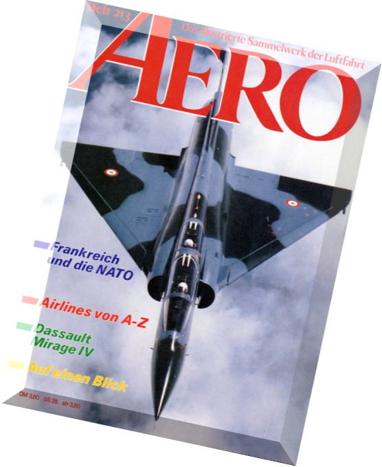Aero Das Illustrierte Sammelwerk der Luftfahrt – N 213