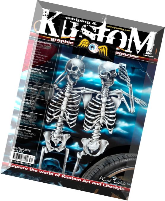 Pinstriping & Kustom Graphics Magazine – August – September 2016