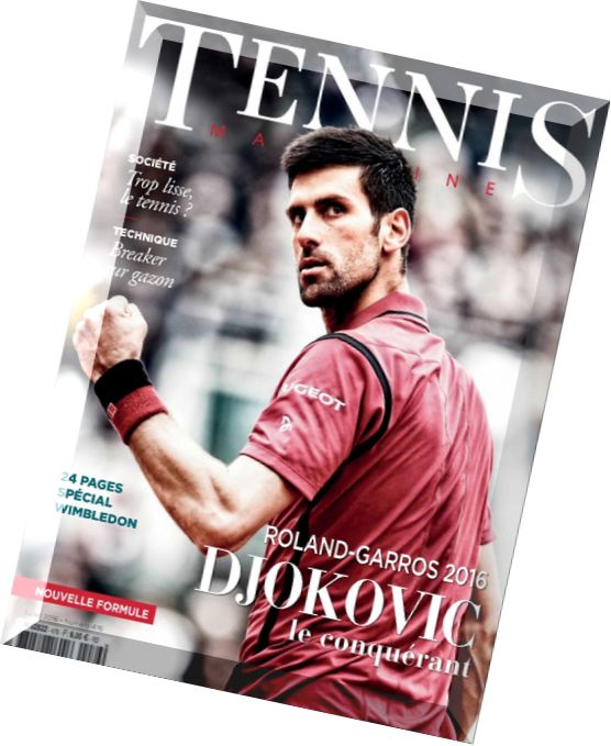 Tennis Magazine France – Juillet 2016