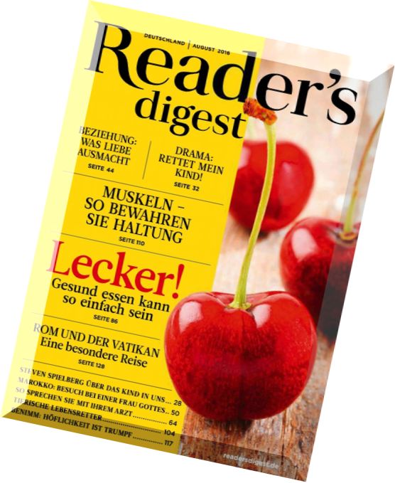 Readers Digest – August 2016