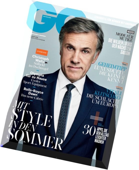 GQ Germany – August 2016