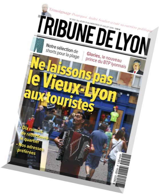 Tribune de Lyon – 21 au 27 Juillet 2016