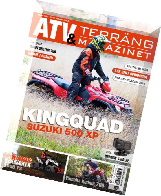 ATV & Terrang Magazinet – Nr.2, 2016