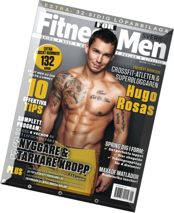Fitness For Men Sweden – Maj-Juni 2016