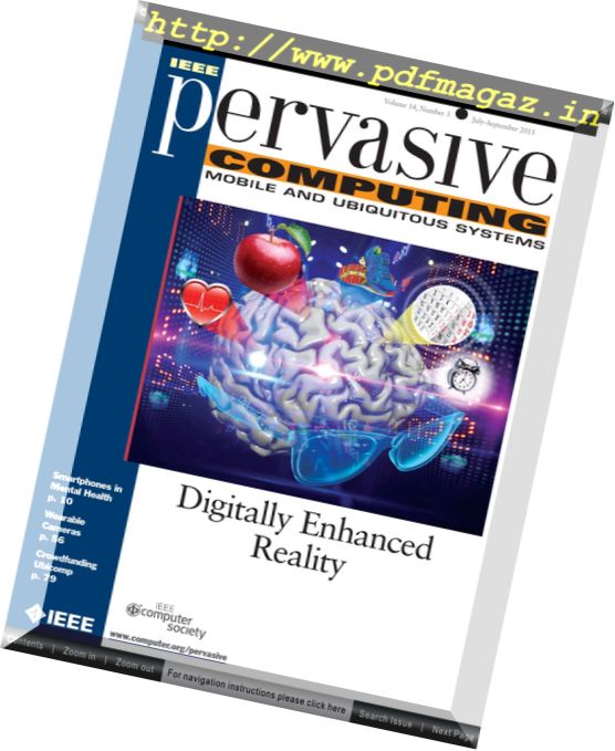 IEEE Pervasive Computing – July-September 2015