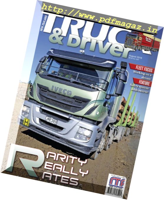 NZ Truck & Driver Magazine – August 2016