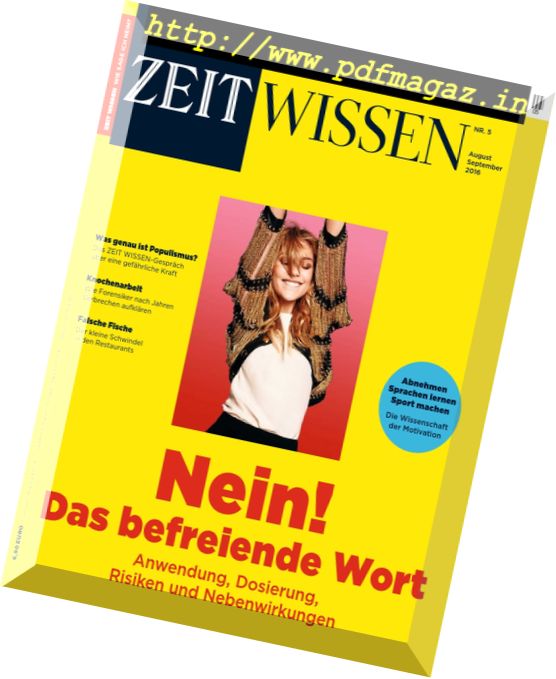 Zeit Wissen – August-September 2016