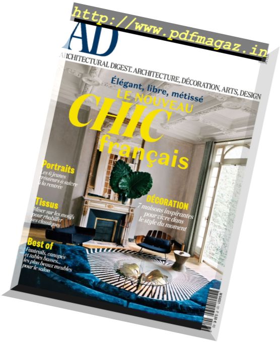 AD Architectural Digest France – Aout-Septembre 2016