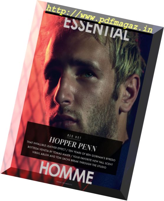 Essential Homme – August-September 2016