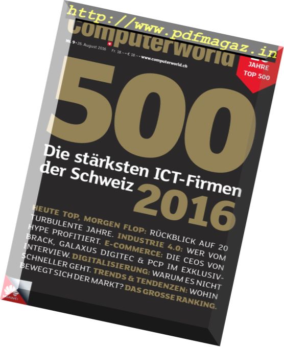 Computerworld Germany – 26 August 2016