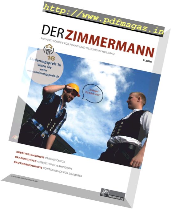Der Zimmermann – Nr.8, 2016