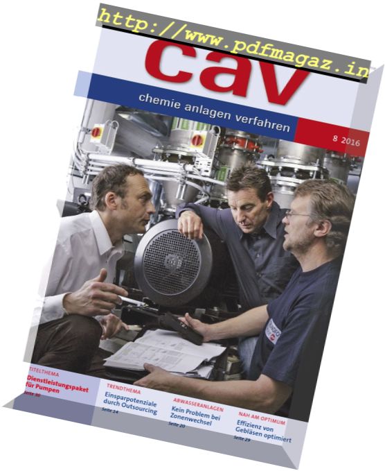 CAV Chemie Anlagen Verfahren – Nr.8, 2016