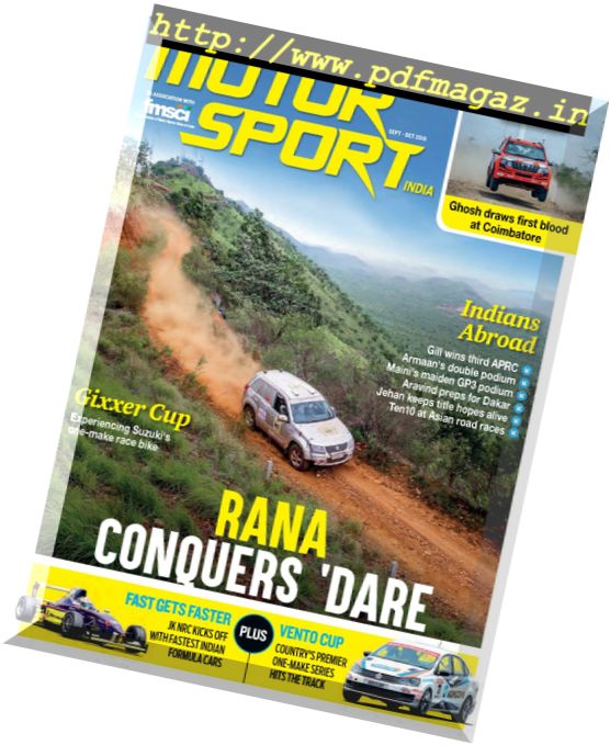 Motor Sport India – September 2016