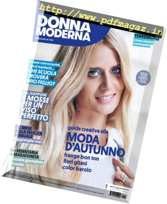 Donna Moderna – 6 Settembre 2016