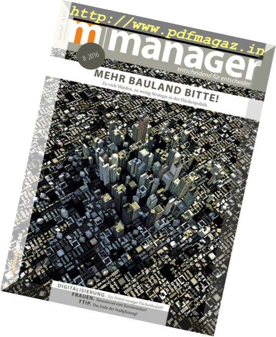 Immobilienmanager – Nr.8, 2016