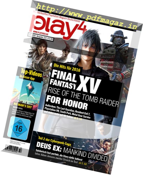 Play4 – Oktober 2016