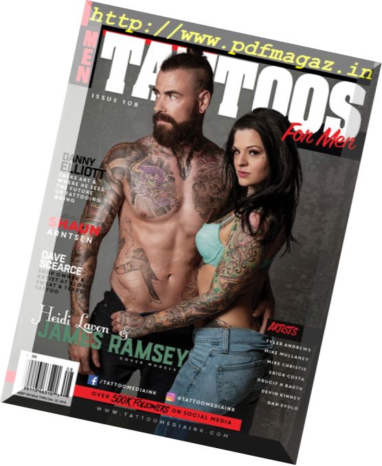 Tattoos For Men – Issue 108, 2016