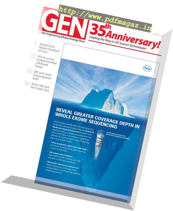 Genetic Engineering & Biotechnology News – August 2016