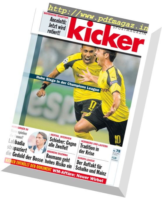 Kicker – 15 September 2016