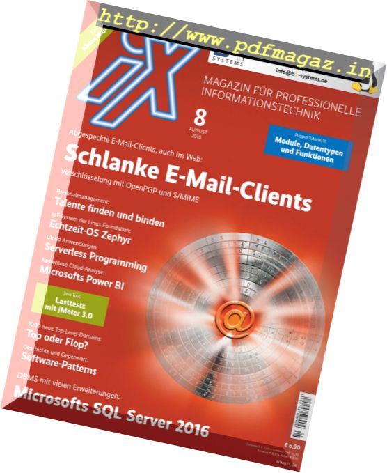 iX Magazin – August 2016