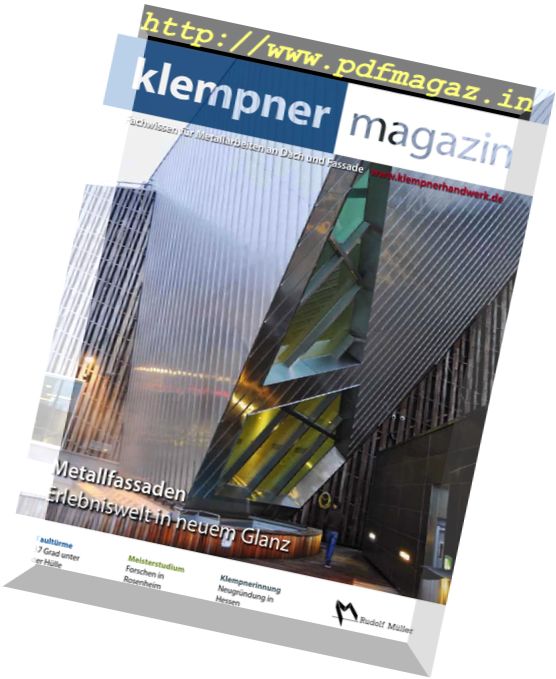 Klempner Magazin – Nr.6 2016