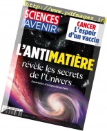Sciences et Avenir – Octobre 2016