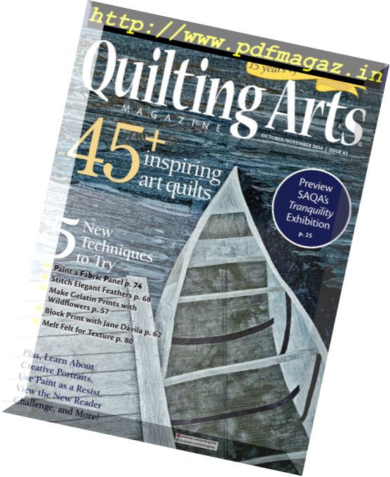 Quilting Arts Magazine – October-November 2016