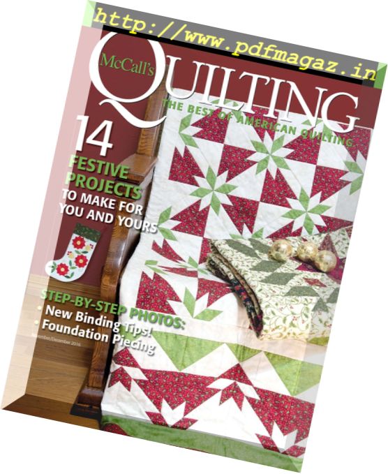 McCall’s Quilting – November-December 2016
