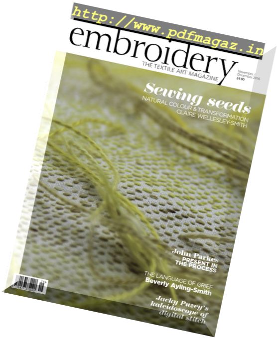 Embroidery Magazine – November-December 2016