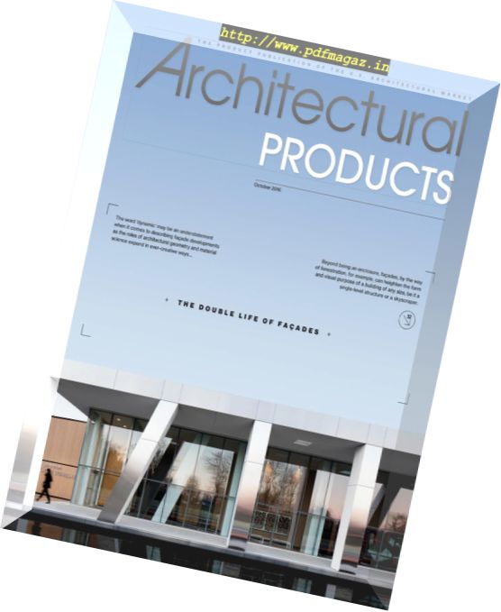 Architectural Products – October 2016