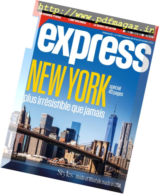 L’Express – 19 au 25 Octobre 2016