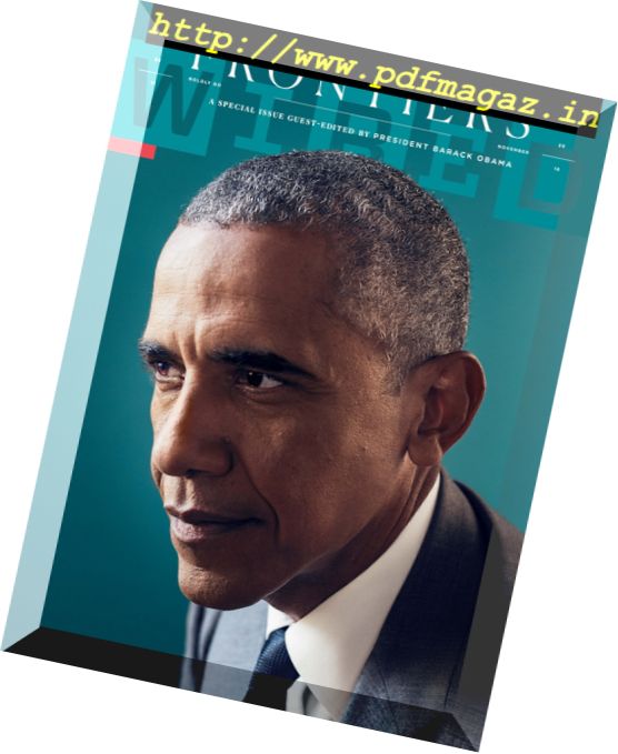 Wired USA – Frontiers – President Barack Obama – November 2016