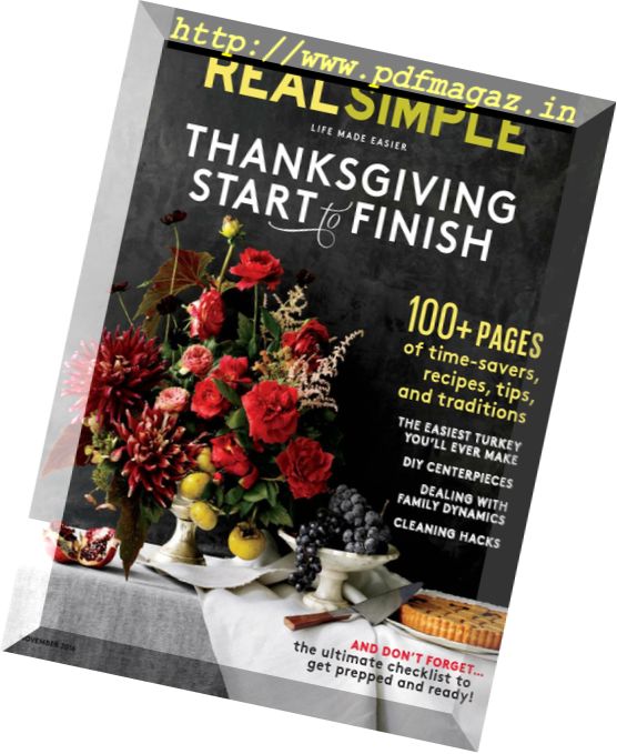 Download Real Simple November 2016 Pdf Magazine